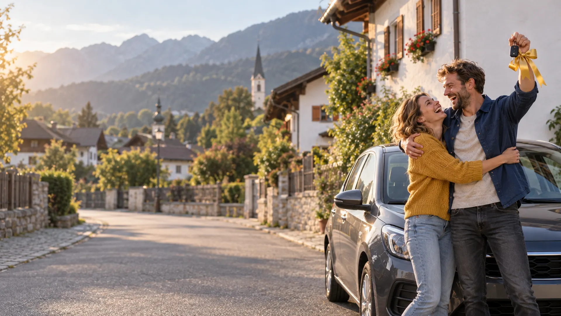 Menschen freuen sich über einen Gewinn